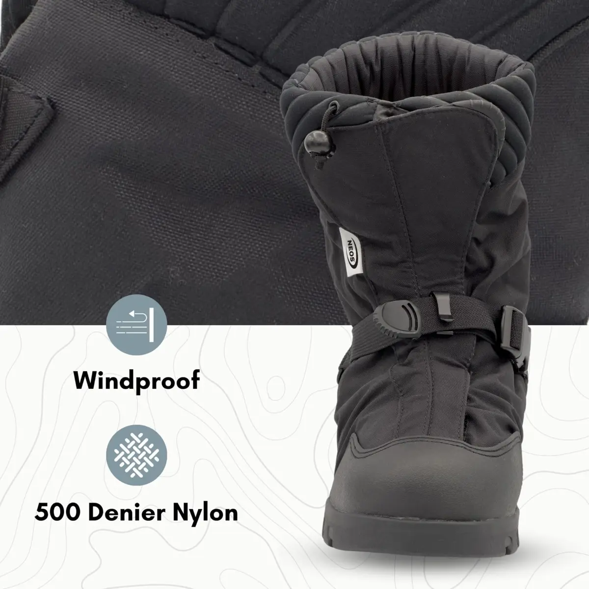 NEOS Overshoe Explorer Waterproof Insulated Winter Boot Covers for Work | Cold-Weather Traction & Durability - view 5