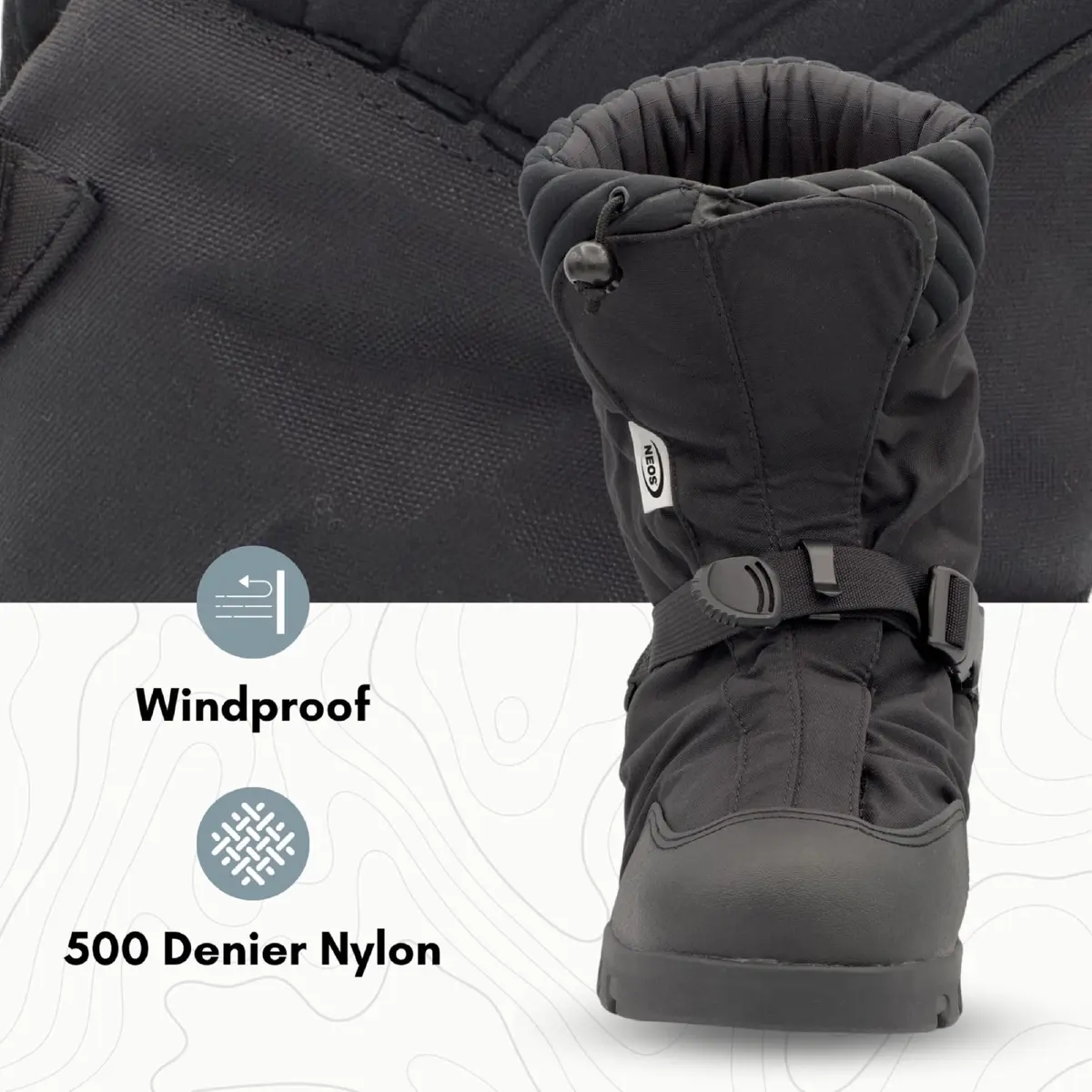 NEOS Overshoe Explorer Waterproof Insulated Winter Boot Covers | Durable, Cold-Weather Footwear Protection - view 5
