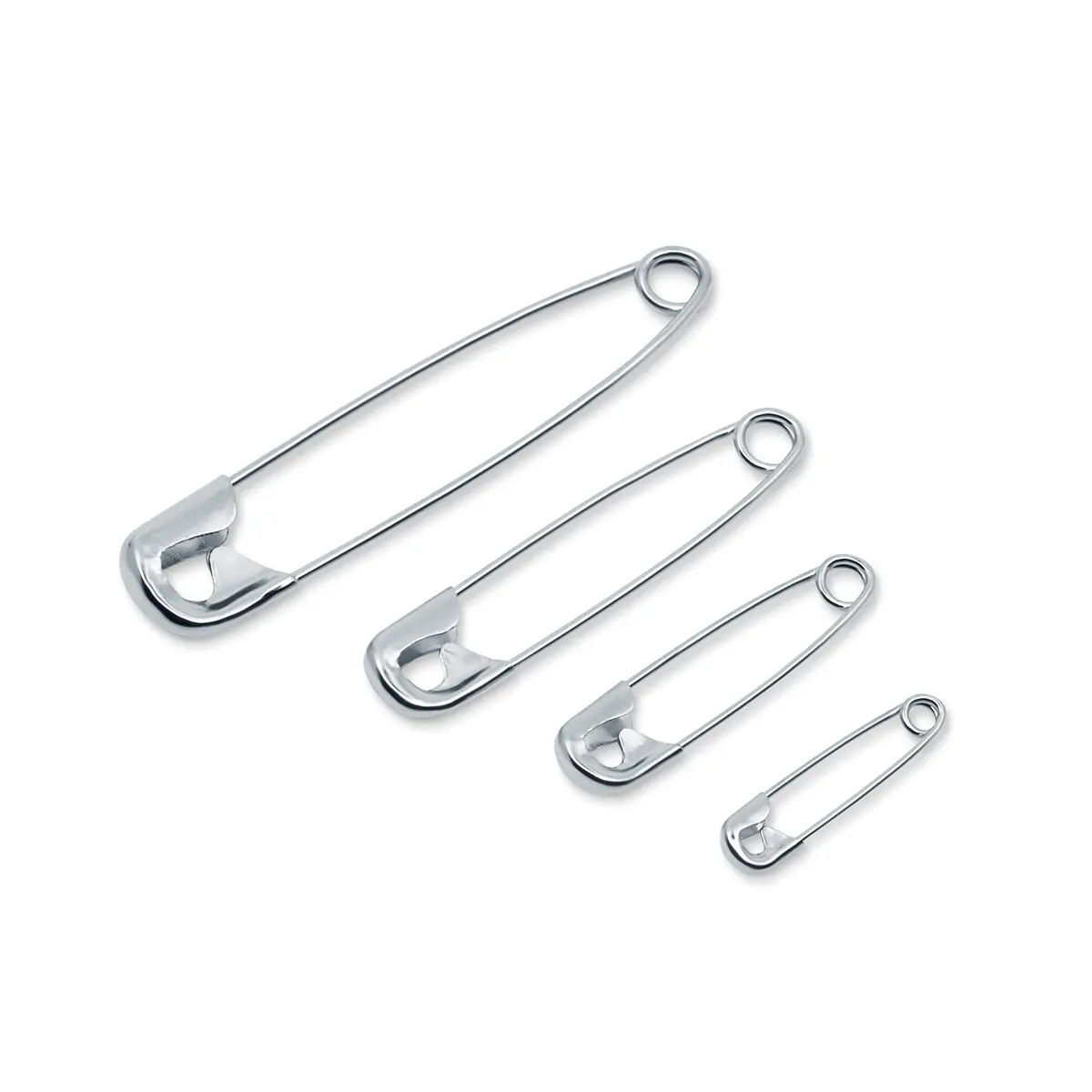 Dritz Safety Pins Nickel Plated Steel Assorted Sizes | Household & Craft Use (70-120 chars) - view 2
