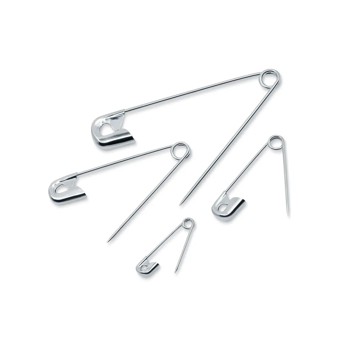 Dritz Safety Pins Nickel Plated Steel Assorted Sizes | Household & Craft Use (70-120 chars) - view 3