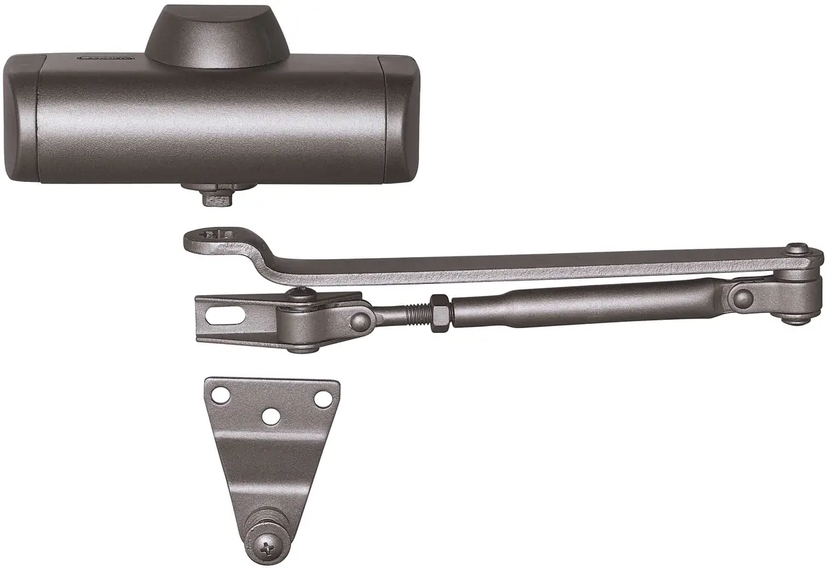 STANLEY Door Closer 85 lb. Bronze | Adjustable, Reversible, UL Listed - main product image