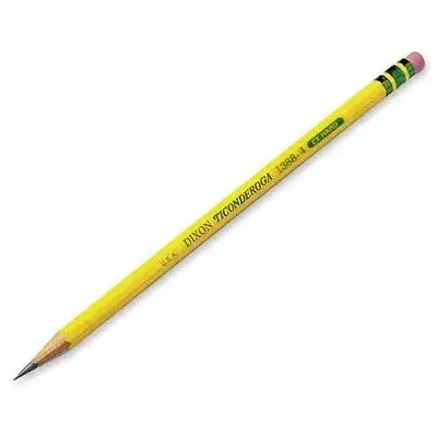 Ticonderoga Wood-Cased Pencils #4 2H Extra Hard Yellow 12 Count | Smooth Graphite for Precise Lines - view 4