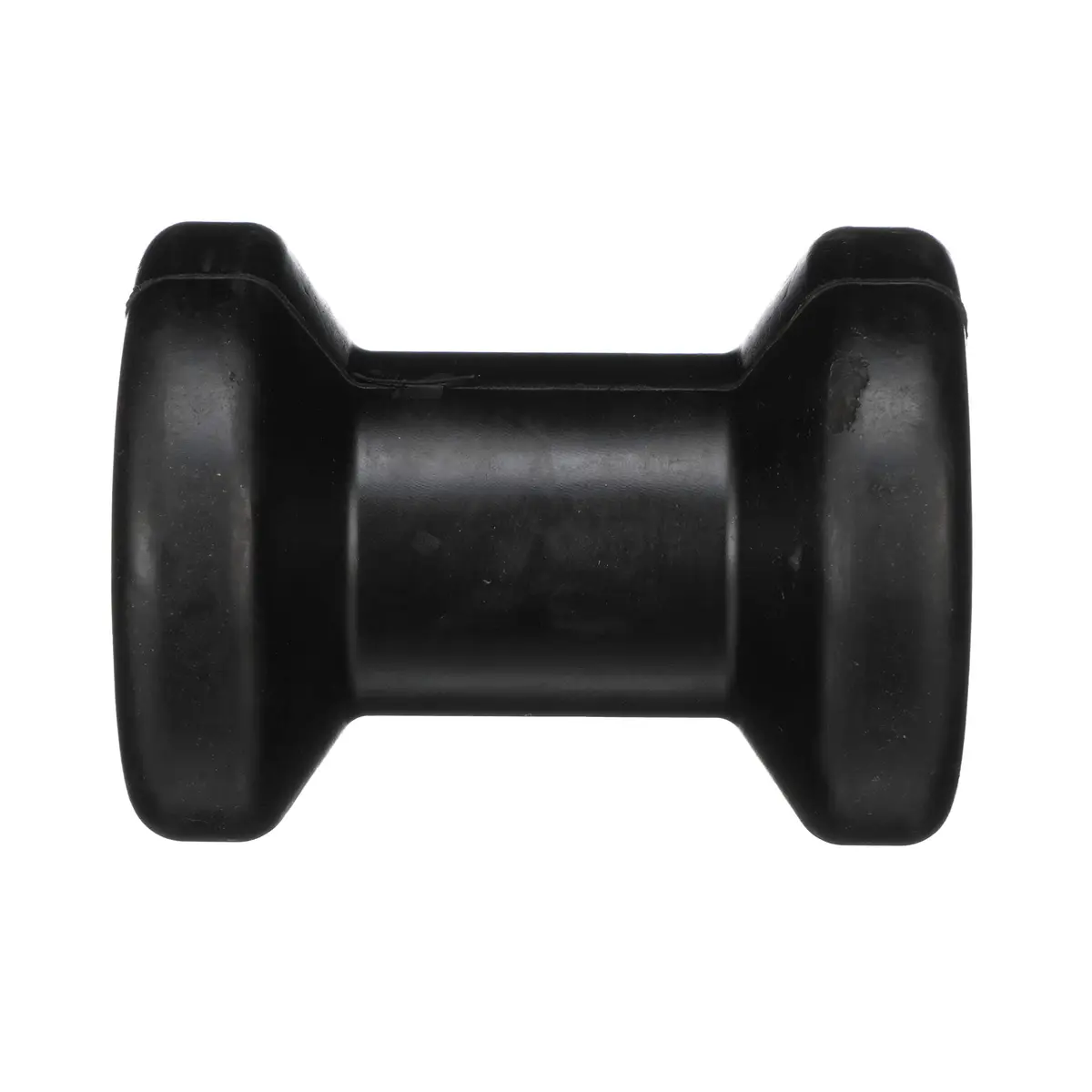 Seachoice Molded Spool Roller with Plastic Sleeve, Black, 10.2cm (4 in.) x 1.6cm (5/8 in.) | Boat Trailer Roller - main product image