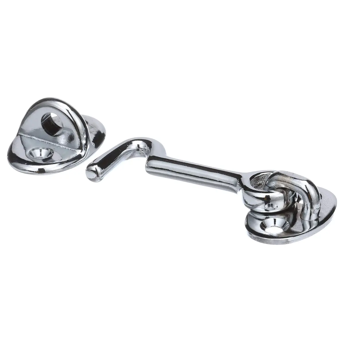 Seachoice Chrome-Plated Cast Brass 2 in. Marine Cabin Door Hook w/ #6 Fastener | Durable Brass Marine Hardware - view 2