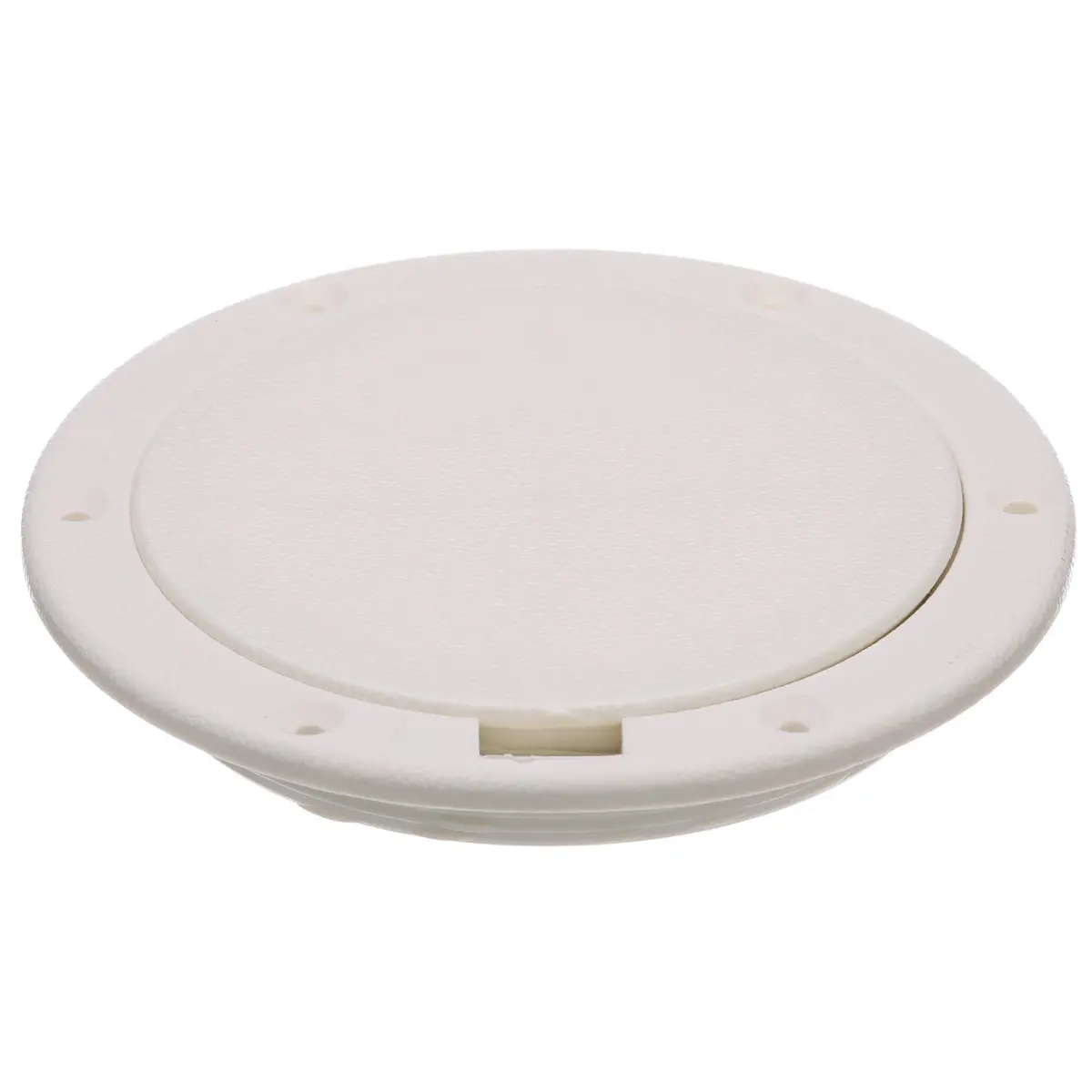 Seachoice White Pry-Up Deck Plate 25.4cm (10 in) | Watertight O-Ring Seal for Marine Use - main product image