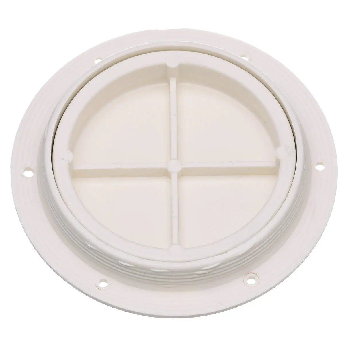 Seachoice White Pry-Up Deck Plate 25.4cm (10 in) | Watertight O-Ring Seal for Marine Use - view 2
