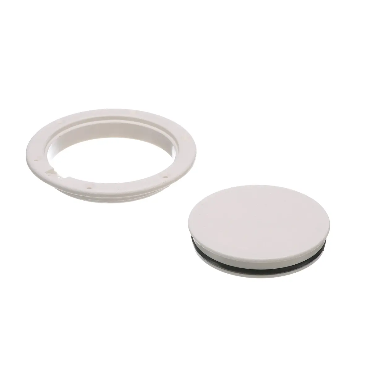 Seachoice White Pry-Up Deck Plate 25.4cm (10 in) | Watertight O-Ring Seal for Marine Use - view 4