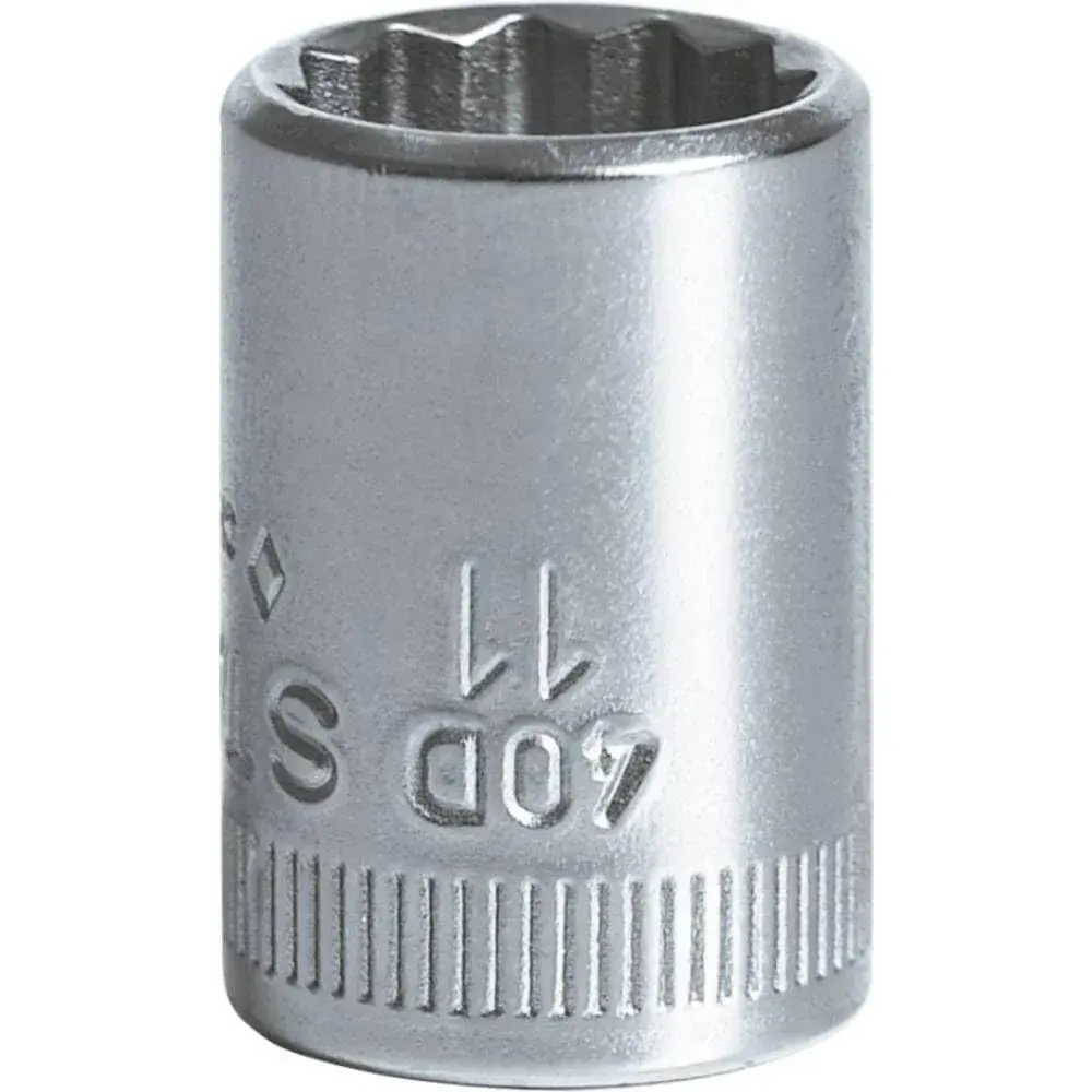 Stahlwille 11mm Bi-Hex Socket 1/4 inch Drive, 12 Points | 23mm Length, 19g - main product image
