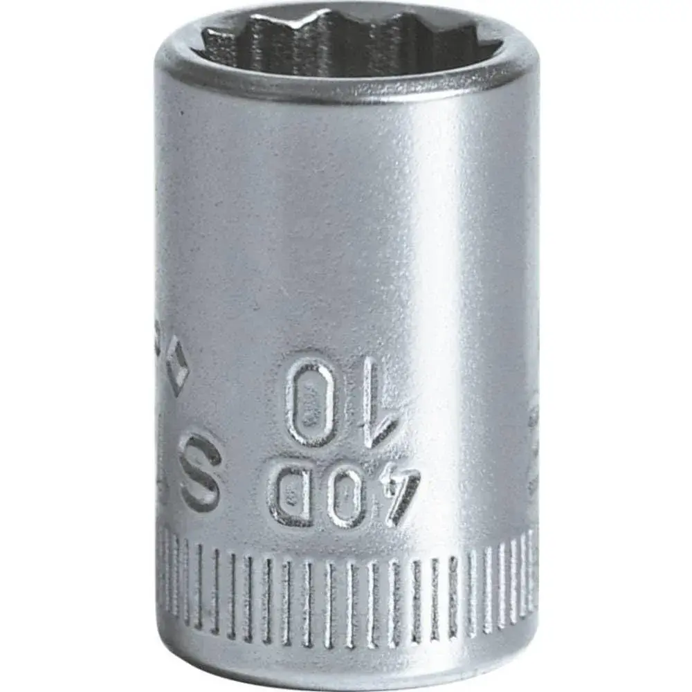 Stahlwille 10mm Bi-Hex Socket 1/4 inch Drive | 12 Point Chrome Plated Steel - main product image