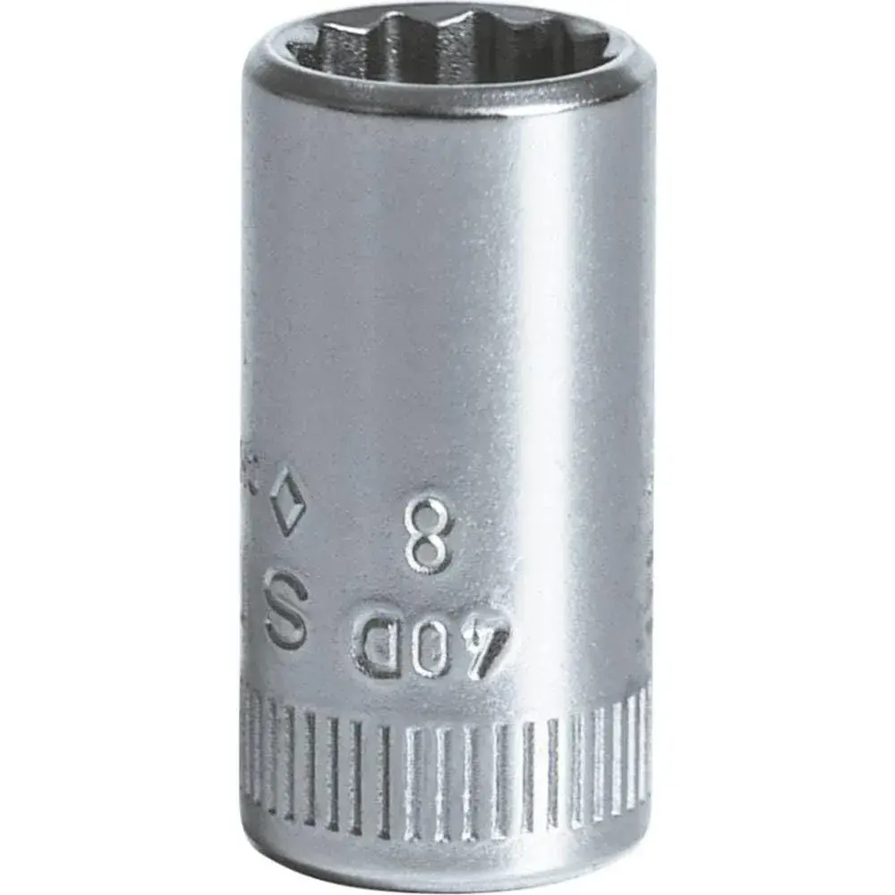 Stahlwille 9mm Bi-Hex Socket #40D, 1/4 inch Drive, 12 Points, 23mm Length | High-Performance German Steel - main product image