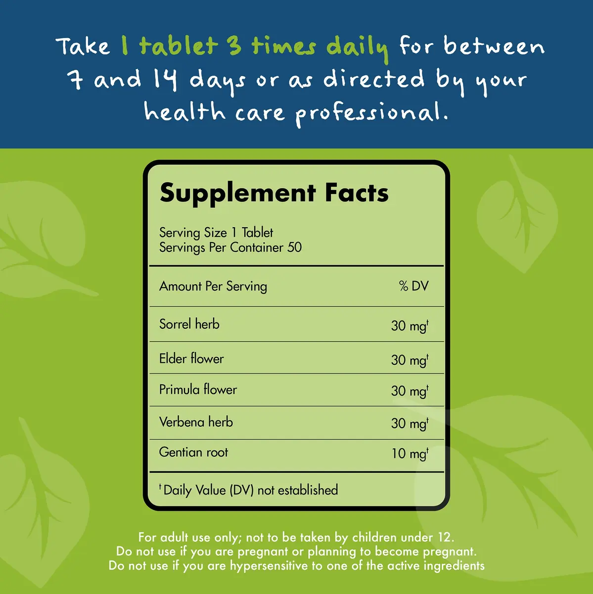 Bionorica Sinupret Adult Strength Sinus - Immune Support Supplement - All Natural - Herbal Nasal Passage & Immunity Boost - 50 Tablets | Herbal Nasal & Sinus Support - view 9