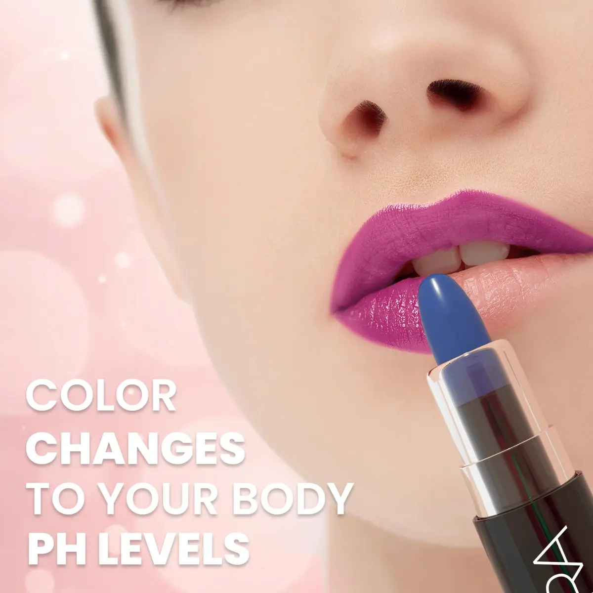 MOODmatcher LIVAURA Color Changing Lipstick in Dark Blue | 0.12 oz (3.4 g) - view 2
