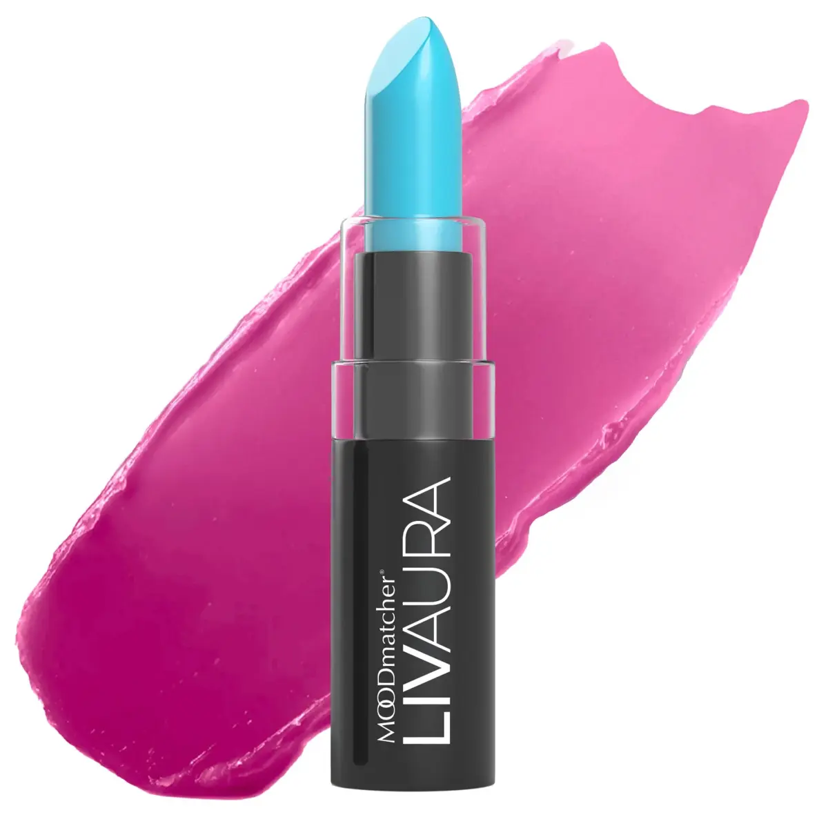 MOODmatcher LIVAURA Light Blue Color Changing Lipstick | 0.12 oz (3.4 g) - main product image