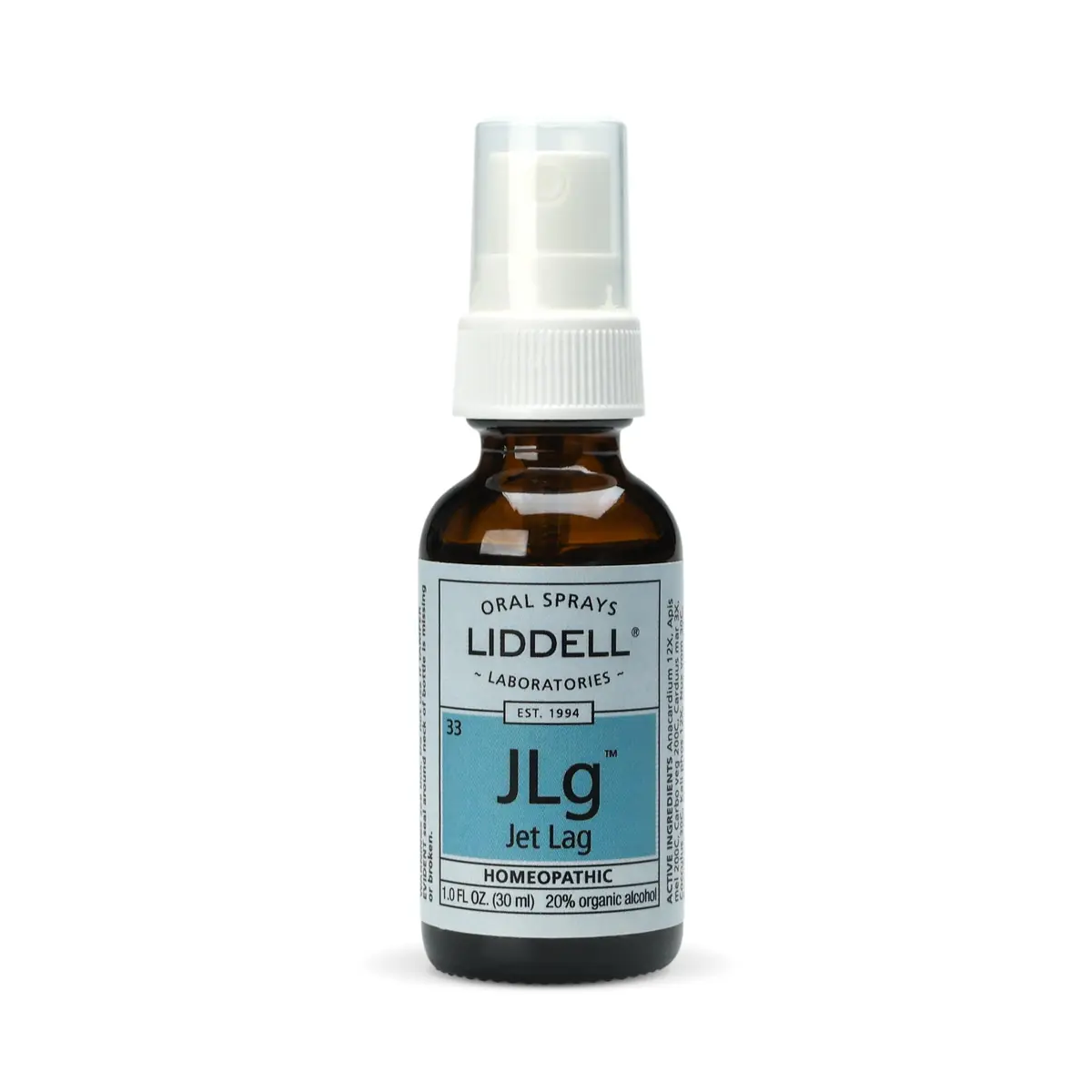 Liddell Jet Lag Homeopathic Spray 1 Ounce | Fast-Absorbing, Safe & Doctor Formulated for Travelers - view 2