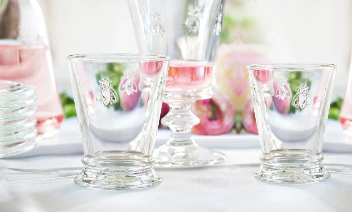 La Rochère Napoleon Bee Tumbler Set of 6 | 255ml (9 oz) Glassware | Iconic French Design - view 10