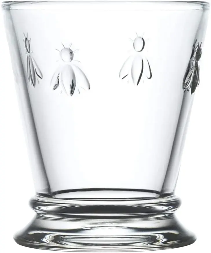 La Rochère Napoleon Bee Tumbler Set of 6 | 255ml (9 oz) Glassware | Iconic French Design - view 2