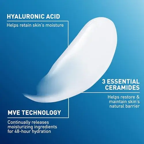 CeraVe Daily Moisturizing Lotion for Dry Skin, Body & Face 12oz (355ml) | Dermatologist Developed, Non-Comedogenic - view 3