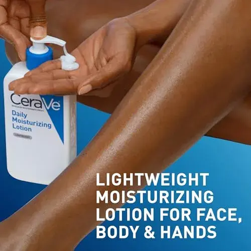 CeraVe Daily Moisturizing Lotion for Dry Skin, Body & Face 12oz (355ml) | Dermatologist Developed, Non-Comedogenic - view 4