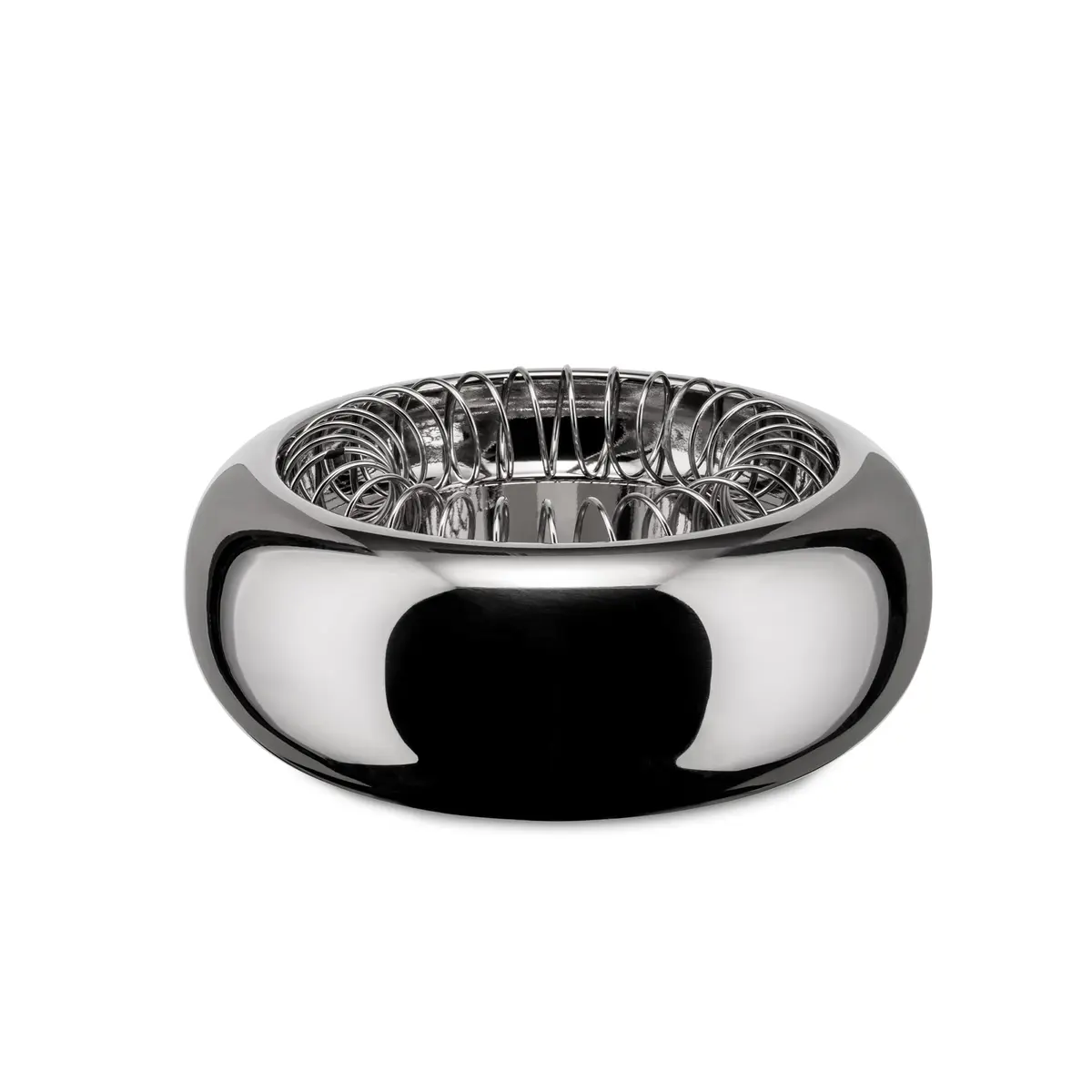 Alessi Spirale Stainless Steel Ashtray 16 cm (6.3 inches) | Designer Achille Castiglioni - main product image