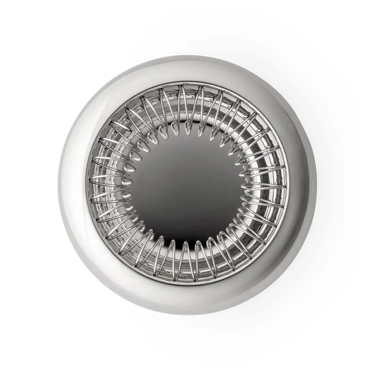 Alessi Spirale Stainless Steel Ashtray 16 cm (6.3 inches) | Designer Achille Castiglioni - view 2