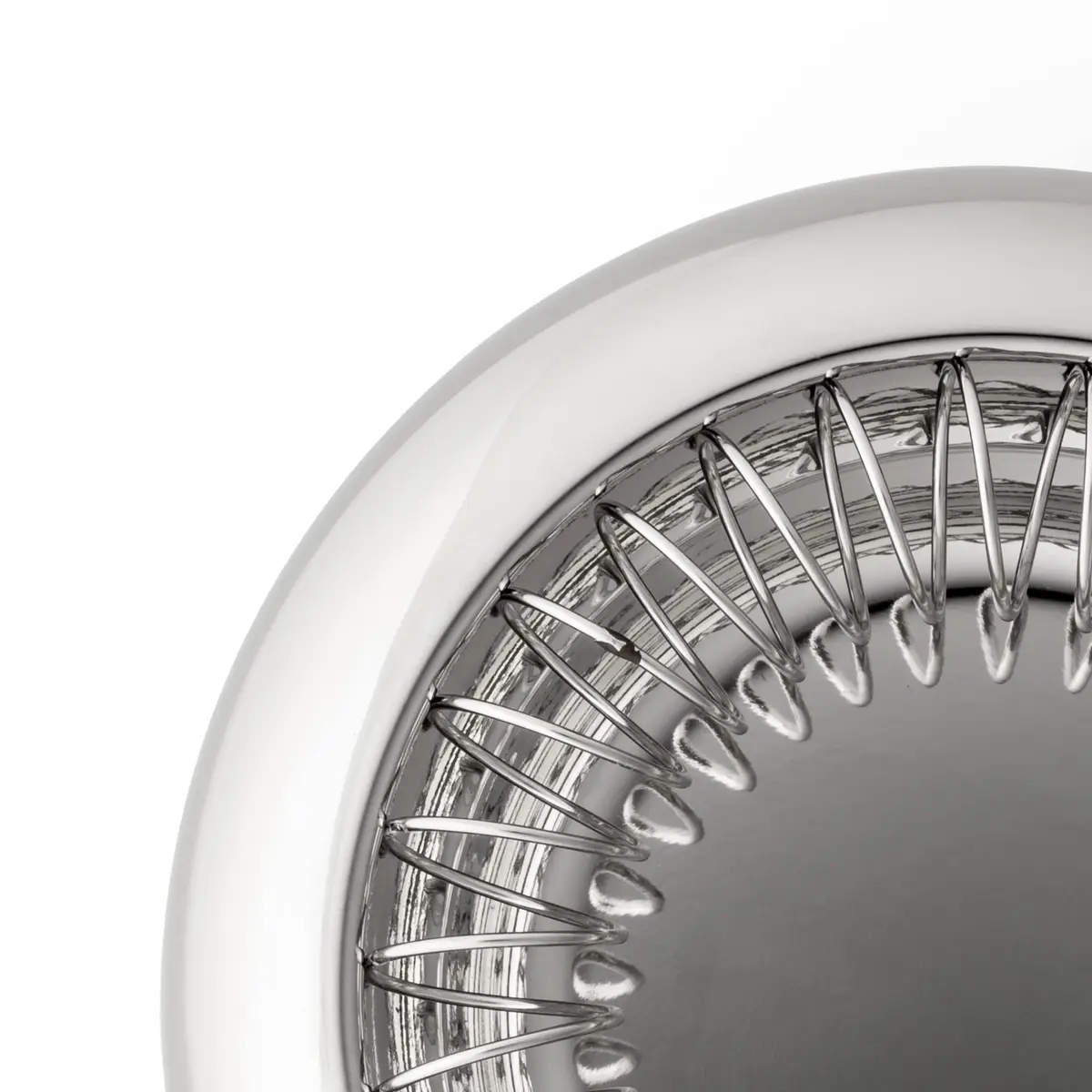 Alessi Spirale Stainless Steel Ashtray 16 cm (6.3 inches) | Designer Achille Castiglioni - view 4