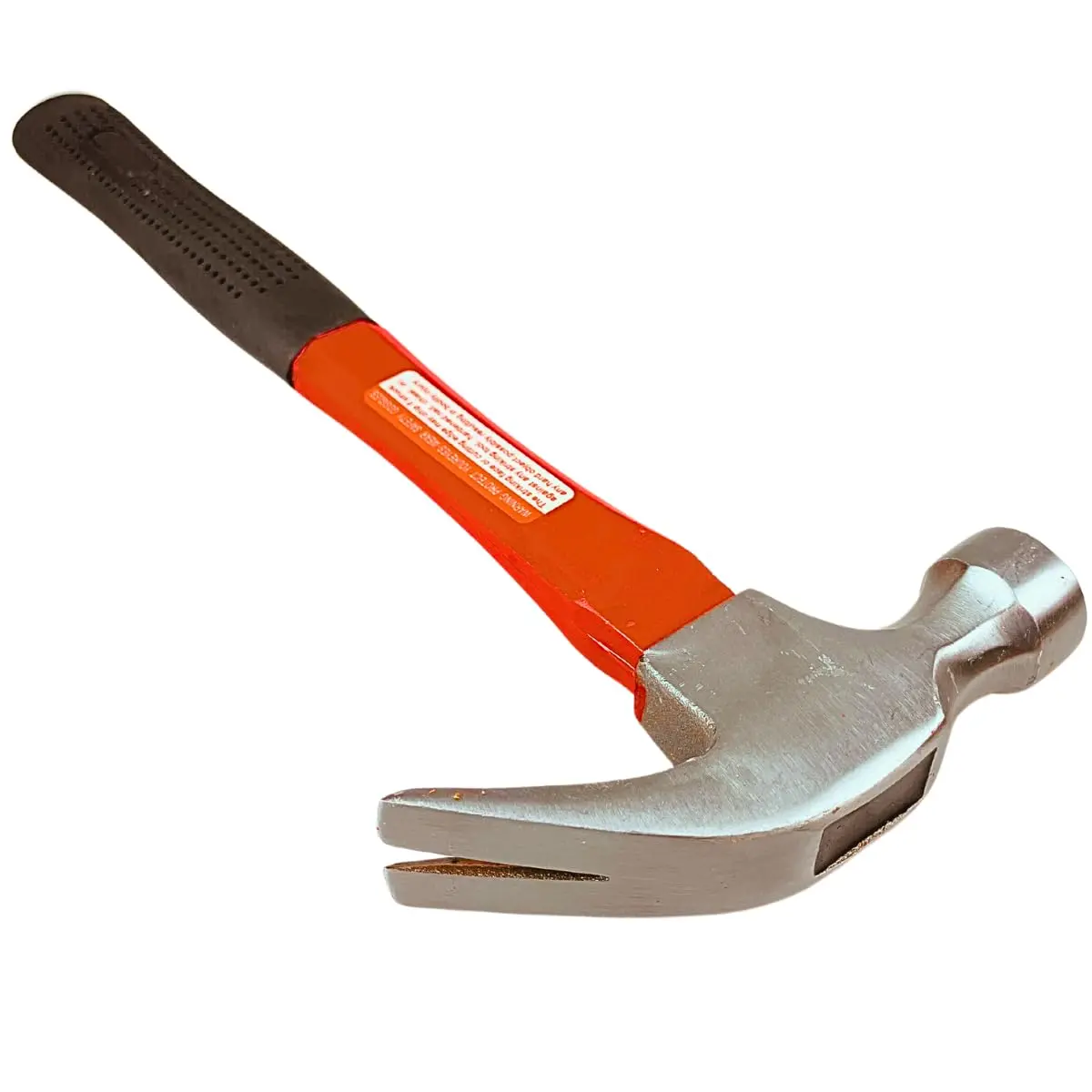 ARTESIA TOOL 13" 16oz Forged Steel Claw Hammer | Red Fiberglass Handle | 6.5" Rubber Grip | Dual-Purpose Building & Demolition - main product image