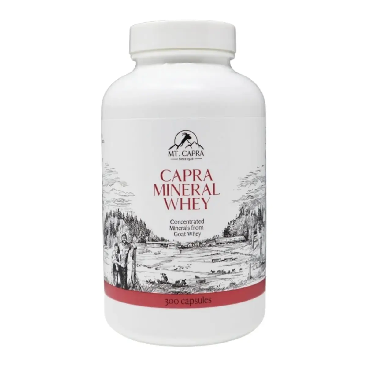Mt. Capra Mineral Whey | from Goat Milk Whey | 300 Capsules | Rich in Potassium & Minerals - main product image