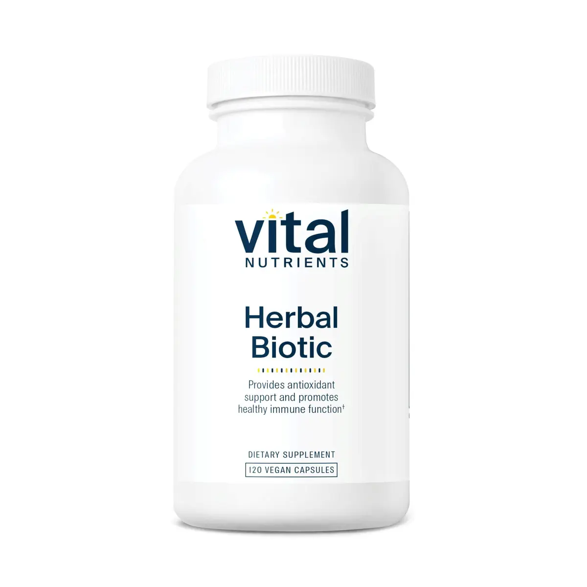Vital Nutrients Herbal Biotic 120 Capsules | Immune & Respiratory Support, Vegan Formula - main product image