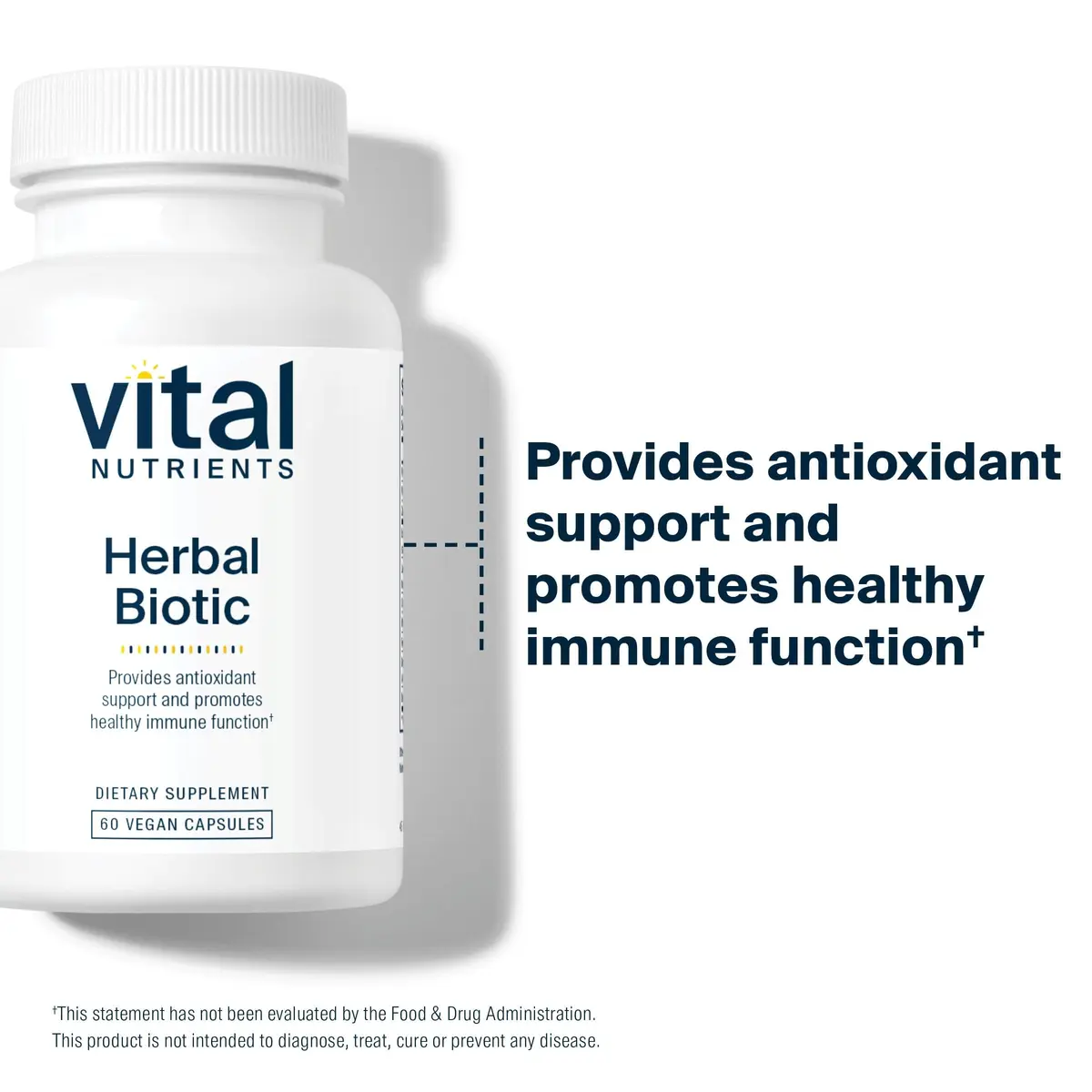 Vital Nutrients Herbal Biotic 120 Capsules | Immune & Respiratory Support, Vegan Formula - view 5