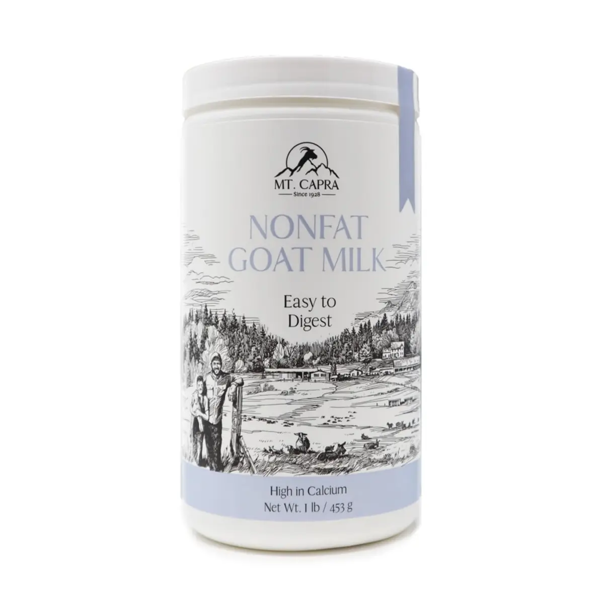 Mt. Capra Non-Fat Goat Milk | A2 Milk | 16 Servings - 1 Pound - main product image