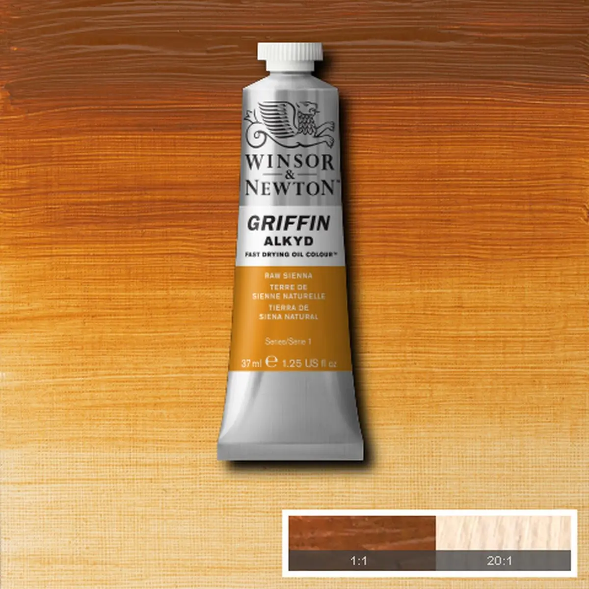 Winsor & Newton Griffin Alkyd Fast Drying Oil Paint, Raw Sienna | Quick Dry Oil Color for Artists (70-120 chars) - view 4