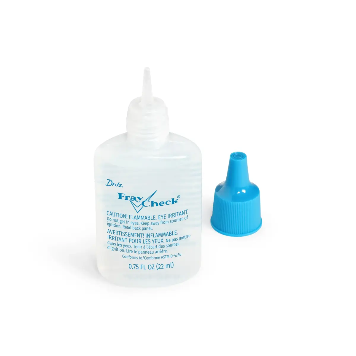 Dritz Fray Check Liquid Seam Sealant 1.5 fl oz (2 x 0.75 fl oz Bottles) | Prevents Fabric Fraying & Secures Threads - view 3