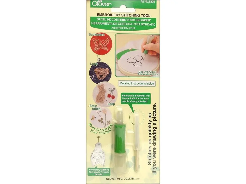Clover Embroidery Stitching Tool | Hand Sewing Needle for Embroidery in India - main product image