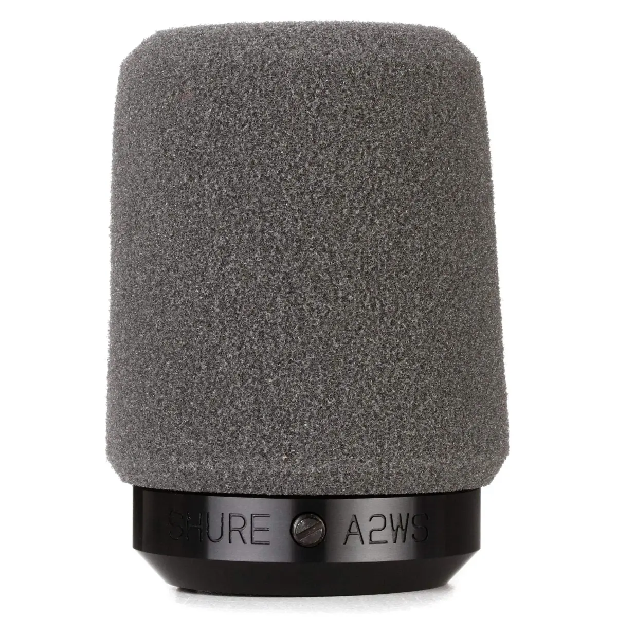Shure A2WS Locking Microphone Windscreen for SM57 & 545 Series Mics | Reduces Wind & Breath Noise (Gray, 5.5" x 8" x 1.25") - main product image