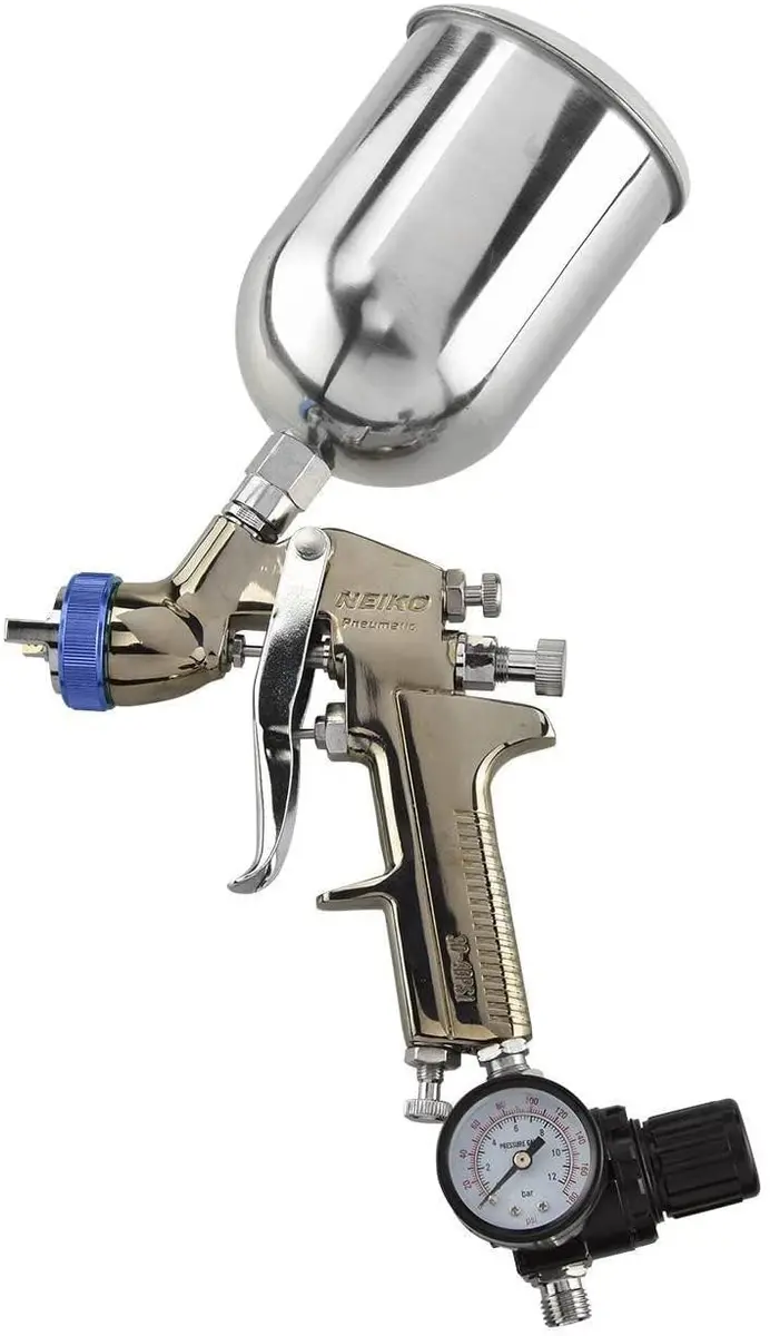 NEIKO 31213A Air Spray Paint Gun, HVLP with Gravity Feed, 1.3 MM Nozzle, 600 CC Capacity, Spray Gun Paint Sprayer for Walls, Automotive, Home Improvement - main product image