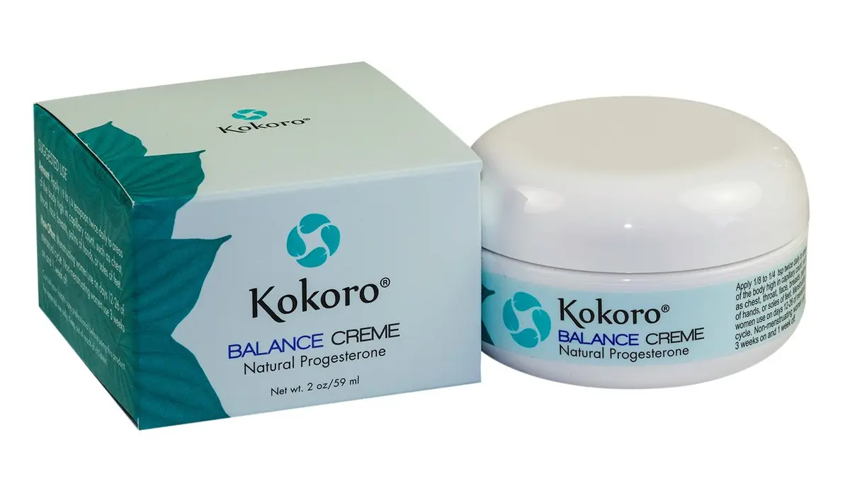 Kokoro Balance Creme for Women | 59ml (2oz) | Natural Progesterone Cream for Menopause Support - view 3