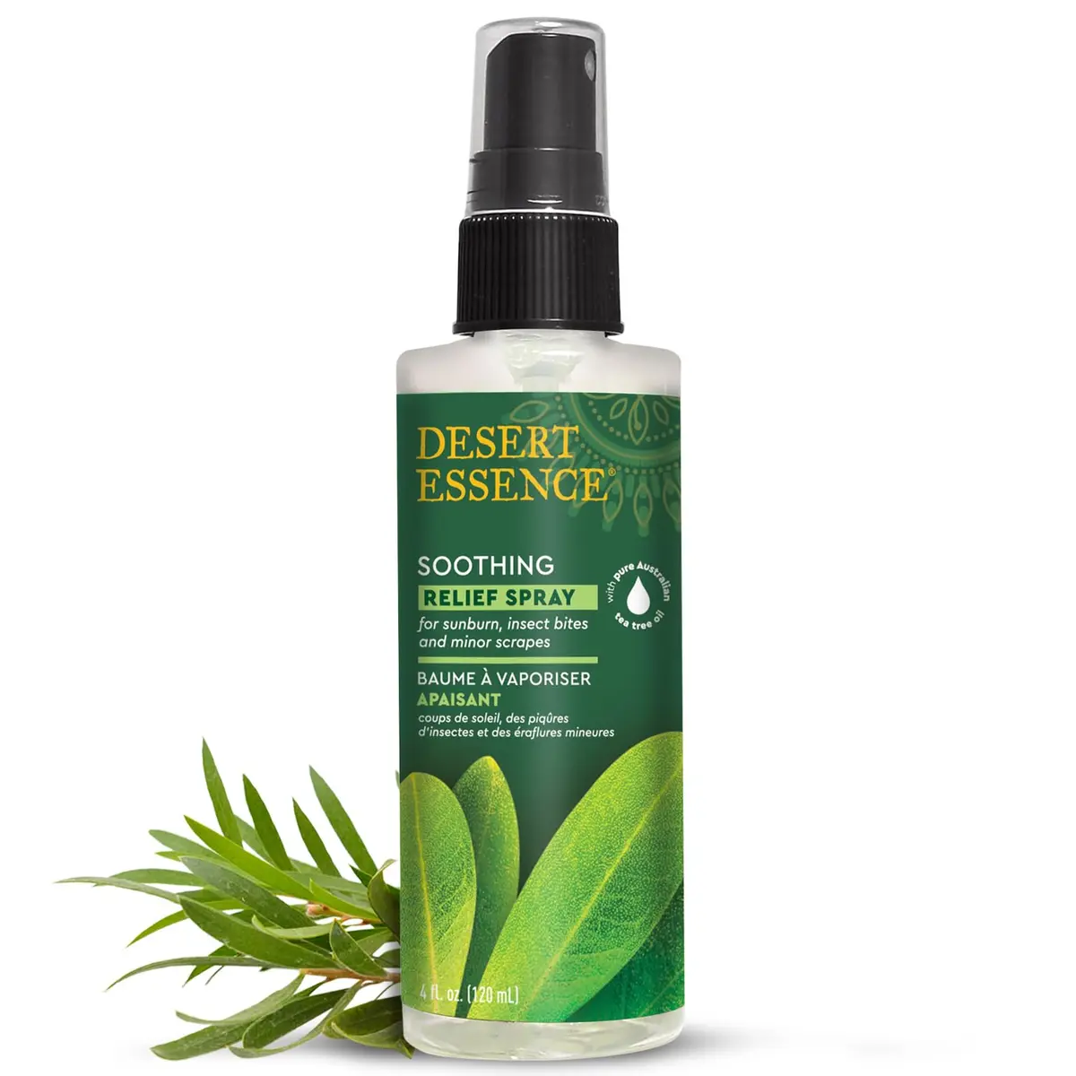 Desert Essence Soothing Relief Spray for Sunburns, Insect Bites | Botanical Botanical Relief (70-120 chars) - main product image