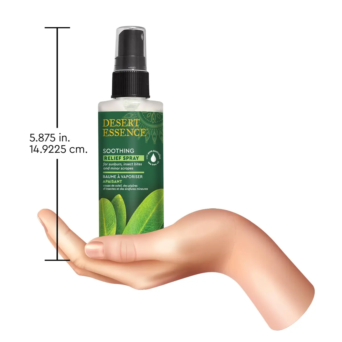 Desert Essence Soothing Relief Spray for Sunburns, Insect Bites | Botanical Botanical Relief (70-120 chars) - view 5