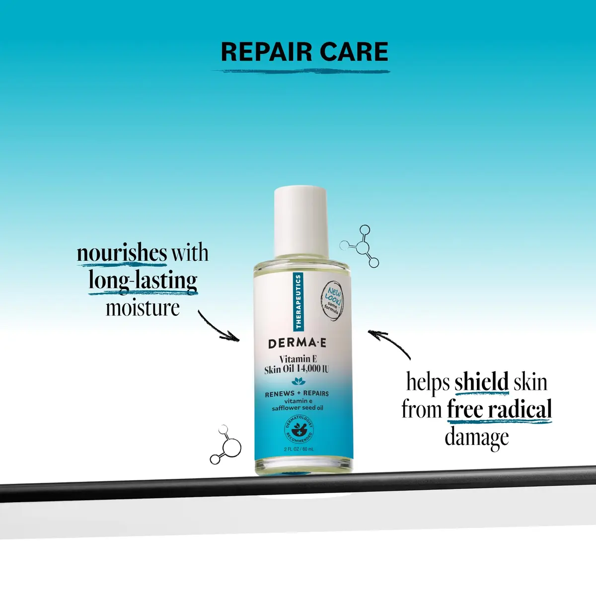 Derma E Vitamin E Skin Oil 14,000 IU 2 fl oz | Deep Hydration & Anti-Aging (120 chars) - view 2