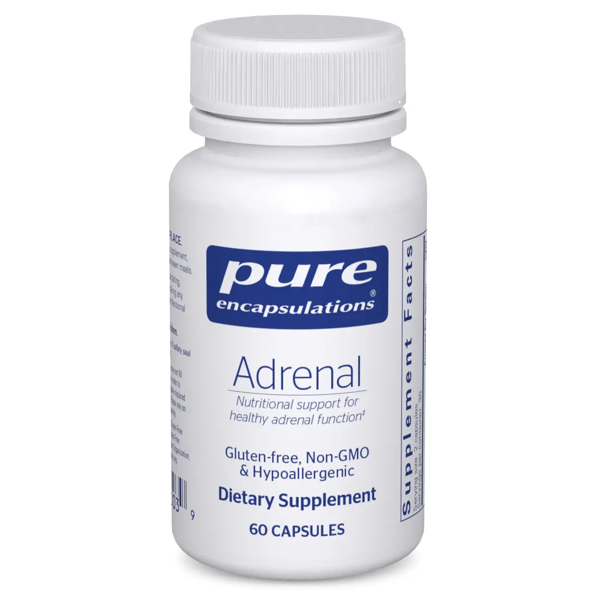 Pure Encapsulations Adrenal Cortex Supplement 60 Capsules | Supports Cortisol Health & Energy Levels - main product image