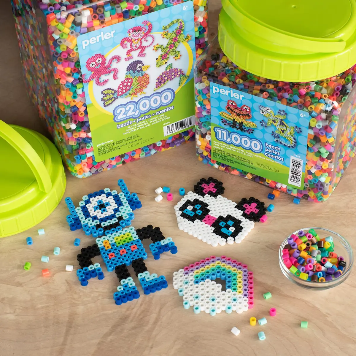 Perler Multi-Mix Fuse Beads Jar, Assorted Colors | Creative Arts & Crafts Activity for Kids & Adults - view 5