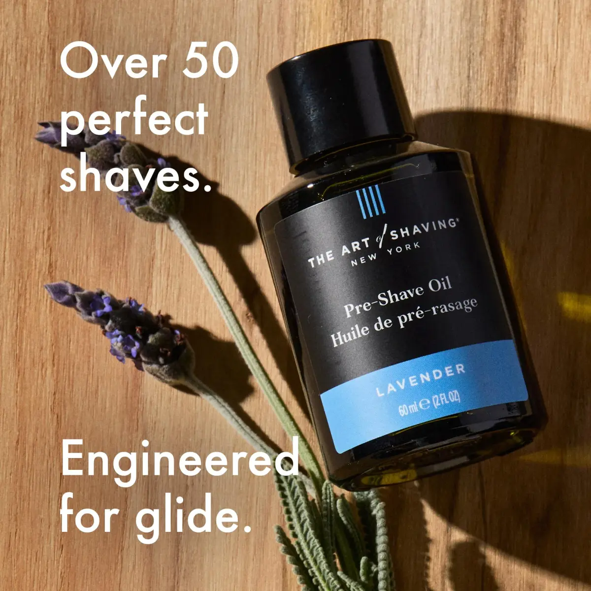 The Art of Shaving Pre-Shave Beard Oil for Men, Lavender 60ml (2 Fl Oz) | Smooth Shave & Skin Protection - view 4