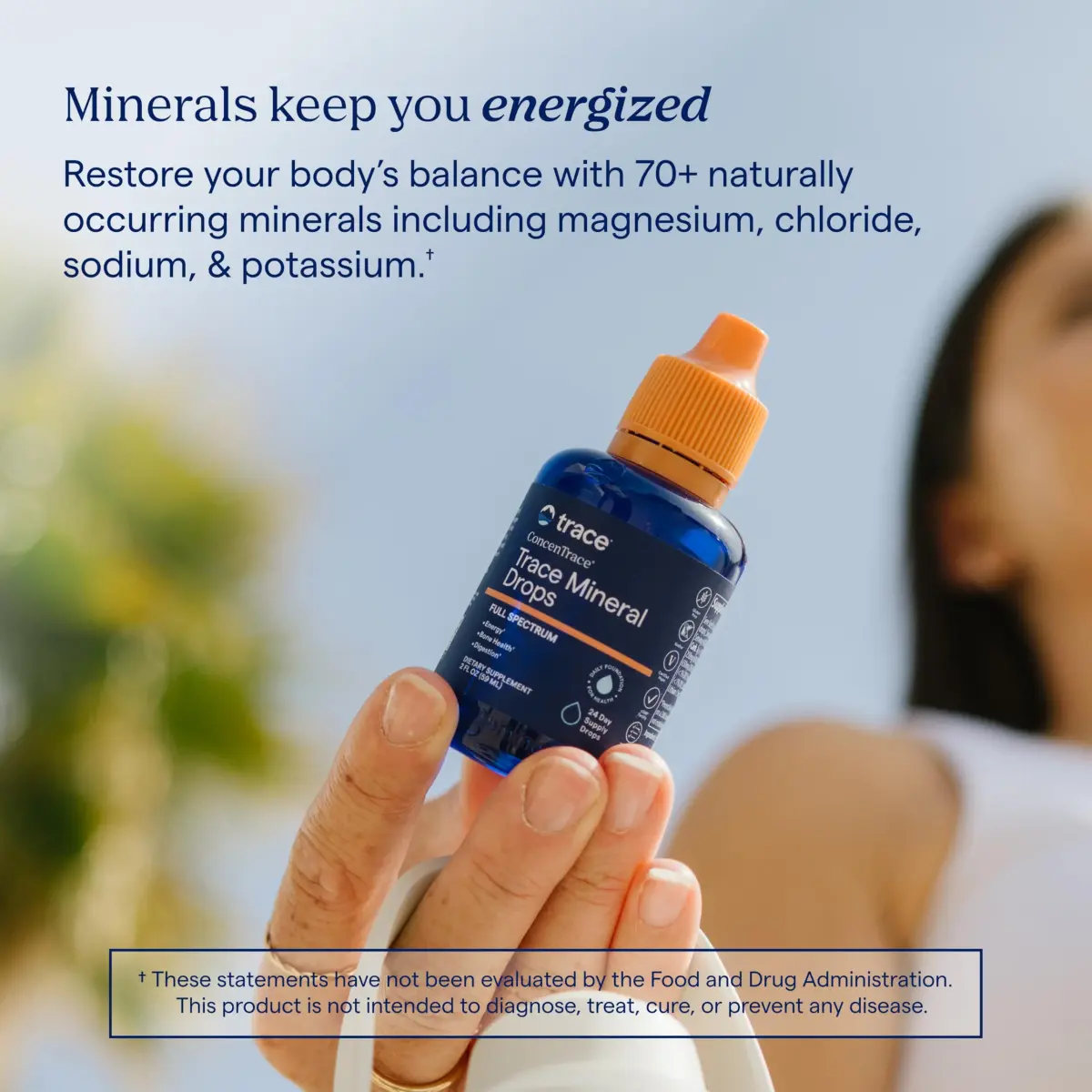 Trace Minerals ConcenTrace Mineral Drops, 70+ Ionic Minerals, 59ml (2 fl oz) | Full Spectrum Electrolyte Concentrate - view 5
