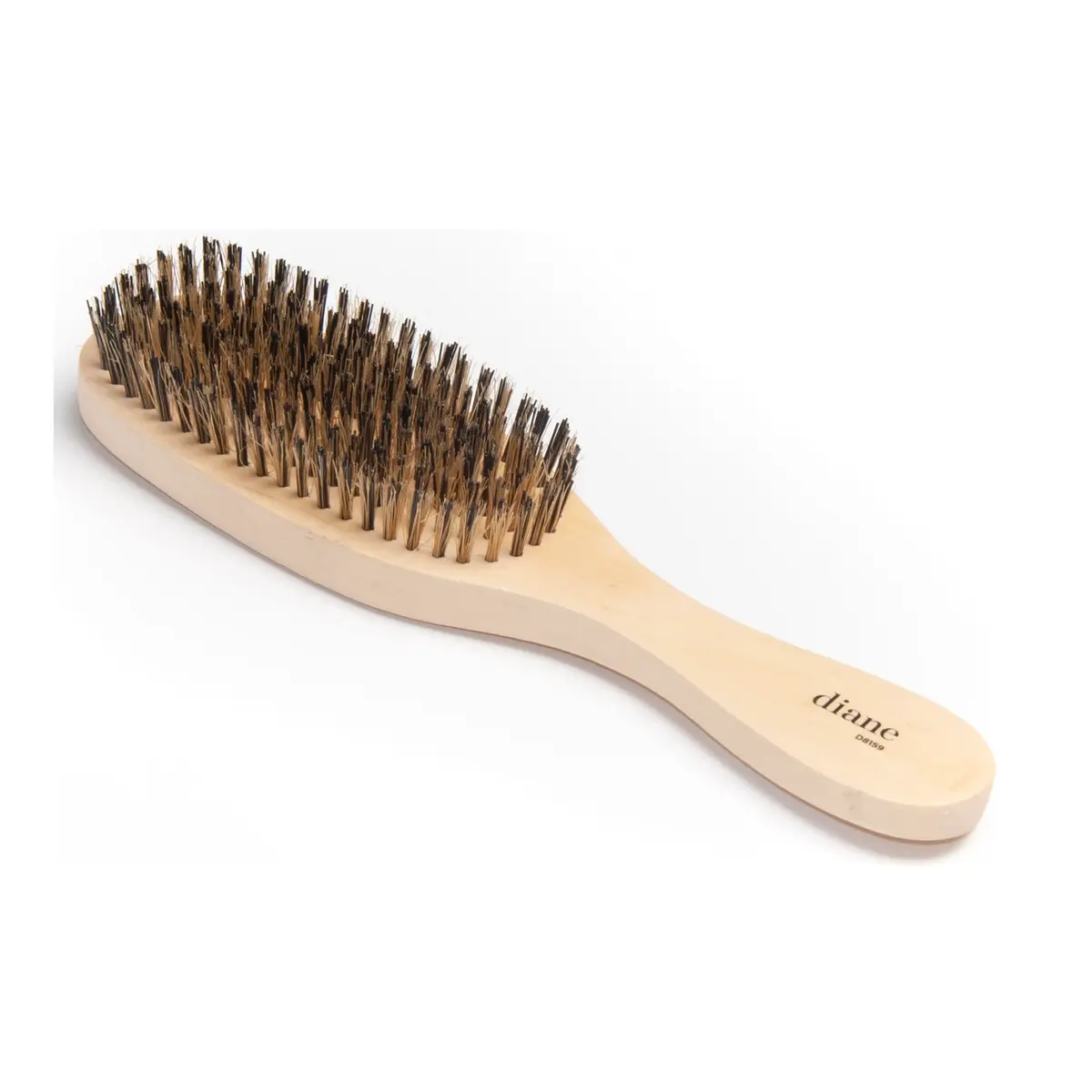 Diane Reinforced Boar Bristle Wave Brush for Men and Barbers – Hard Bristles for Thick to Coarse Hair – Use for Detangling, Smoothing, Wave Styles, Restore Shine and Texture - main product image