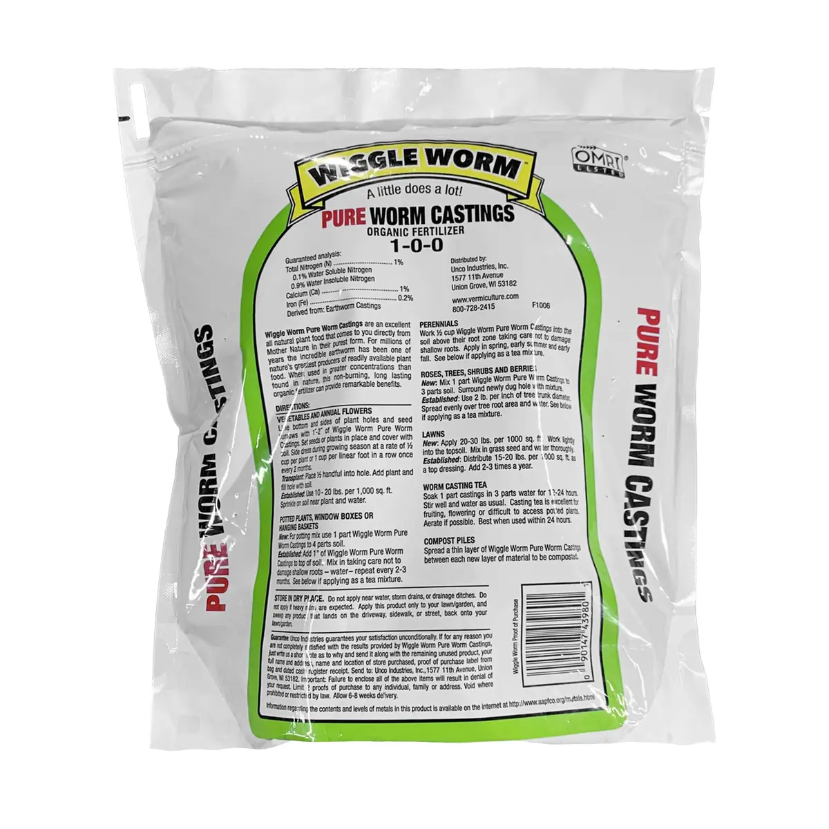 Wiggle Worm Organic Fertilizer 4.5lb | Supports Healthy Soil & Plants - view 2