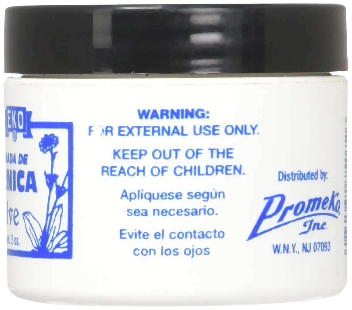 PROMEKO INC Arnica Spanish Label Pomade 60ml (2 Fl Oz) | Strong Hold Hair Styling Clay - view 2