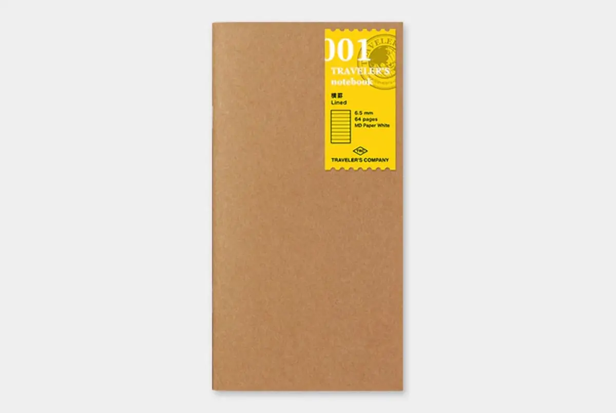 Midori Traveler's Notebook Refill 64 Pages Ruled | Premium Paper for Journaling & Planning - main product image