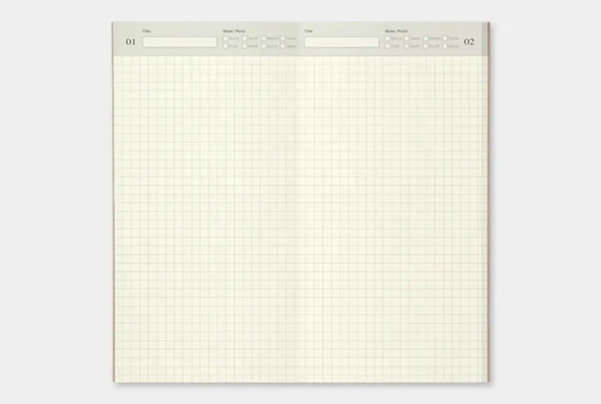 Midori Traveler's Notebook Refill 64 Pages Ruled | Premium Paper for Journaling & Planning - view 7