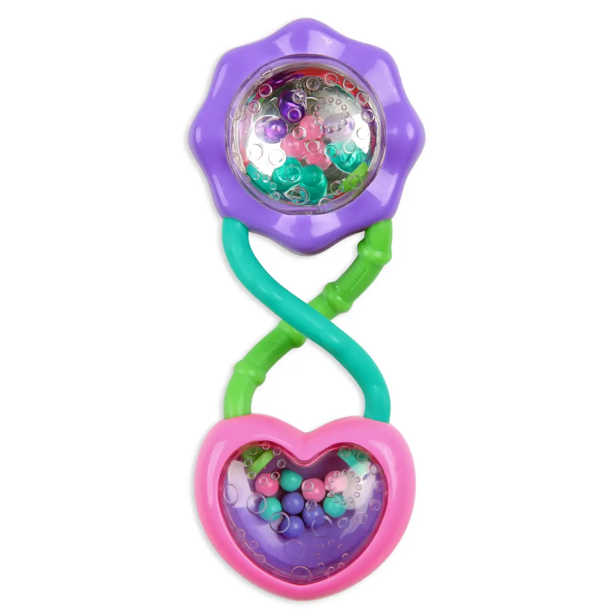 Bright Starts Rattle Barbell Toy, Ages 3M+ | Sensory Play - main product image