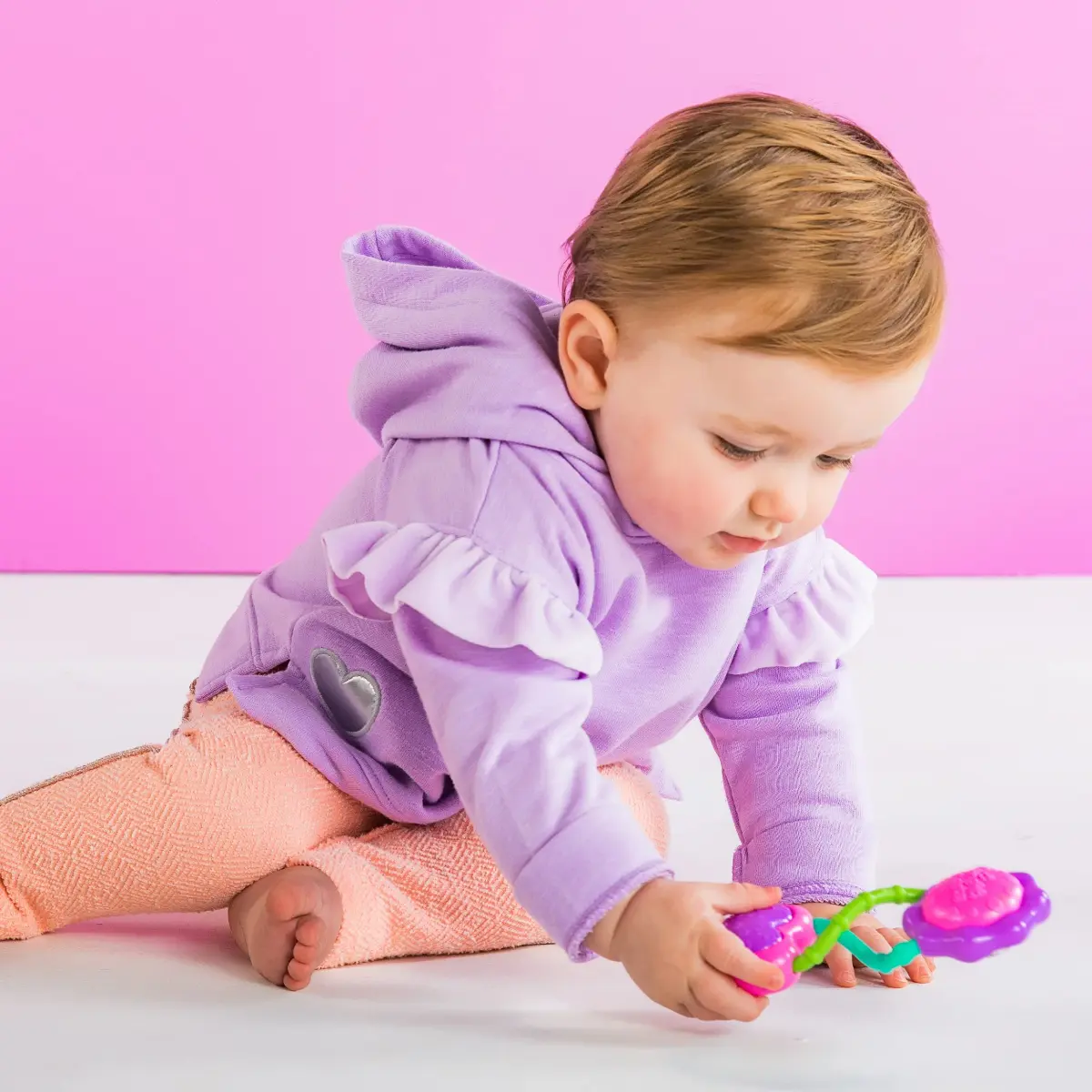Bright Starts Rattle Barbell Toy, Ages 3M+ | Sensory Play - view 4